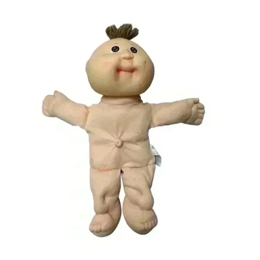 Cabage Patch Doll Hair Tuft Brown Eyes Hasbro